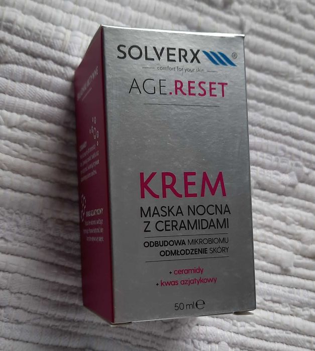 Solverx Age Reset krem-maska nocna z ceramidami, 50 ml