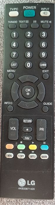 Pilot do telewizora LG