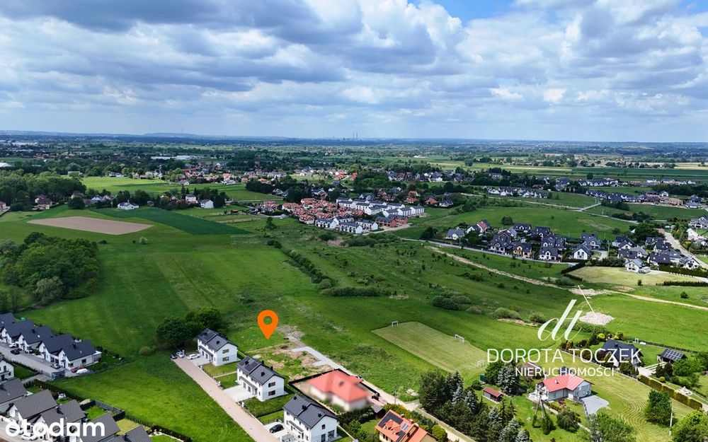 Działka budowlano-rolna | Niepołomice ul. Słoneczna | 1252 m²