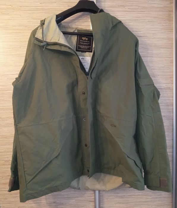 Alpha Industries parka kurtka męska green/olive L