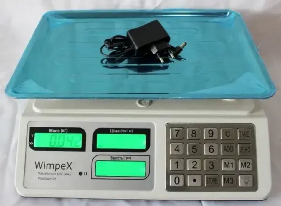 Ваги бездротові Wimpex WX-5004 до 50 кг.

Торгові ваги Wimpex W