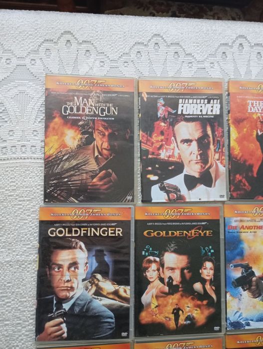 Kolekcja filmów dvd James Bond