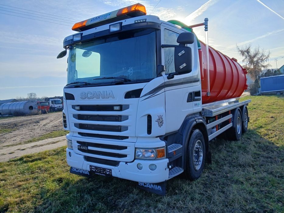Scania G440 asenizacyjny beczka szambiarka asenizacja beszkowoz