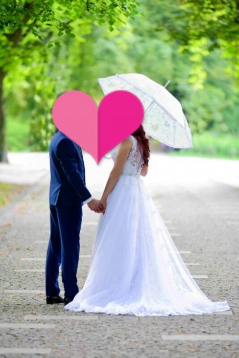 Suknia Ślubna z trenem