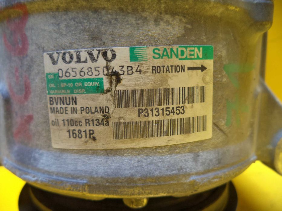 Компрессор кондиционера Volvo XC70 Volvo XC60 Volvo V70 2,0  2,0-2,4 D