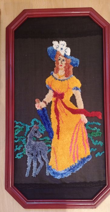 Картина винтаж СССР Канада Япония Европа  Нифертити,