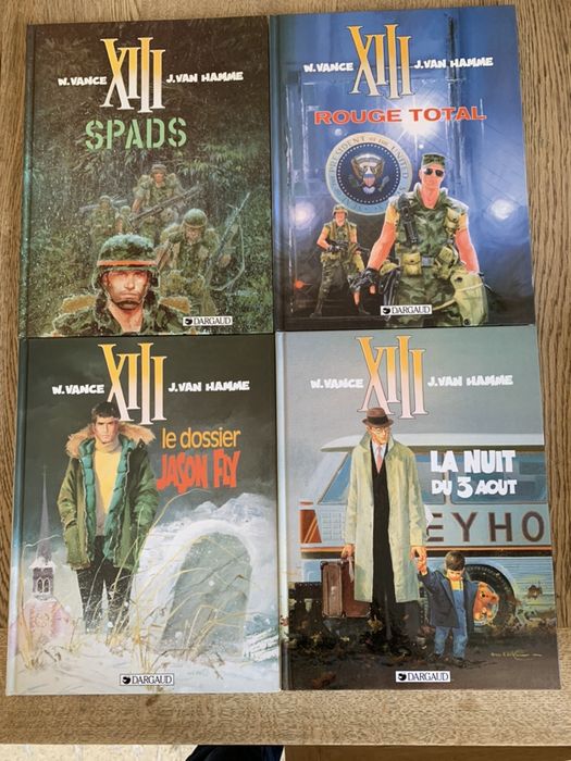 XIII - W. Vance + J. Van Hamme -Dargaud (em francês)