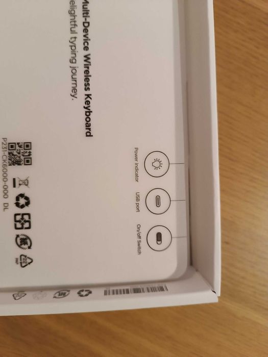 Teclado Sem Fios LENOVO Multi-Device *novo*