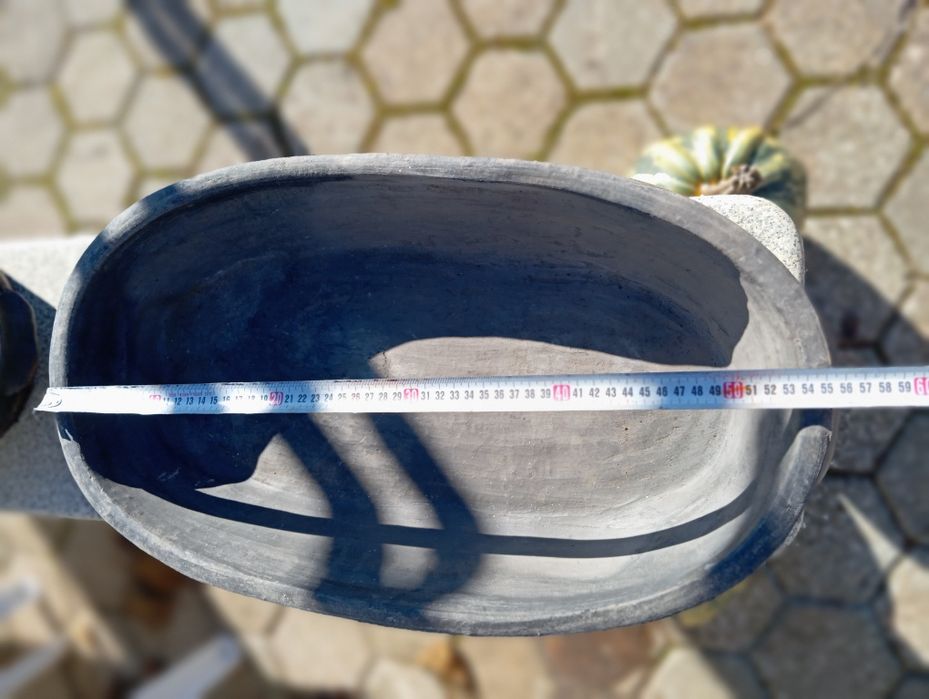 Conjunto de travessas de barro preto