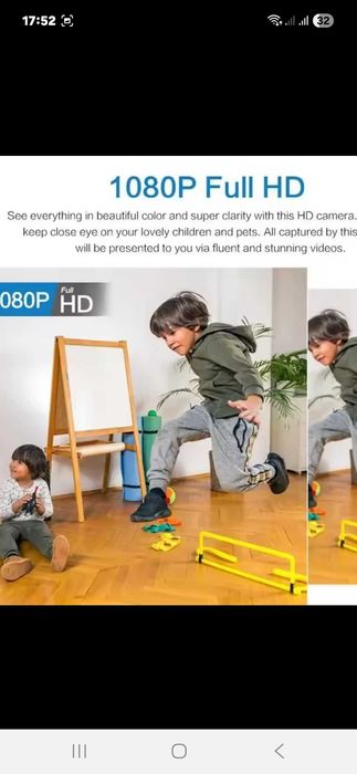 Нова міні відеокамера з Wi-Fi та записом у 1080p HD.