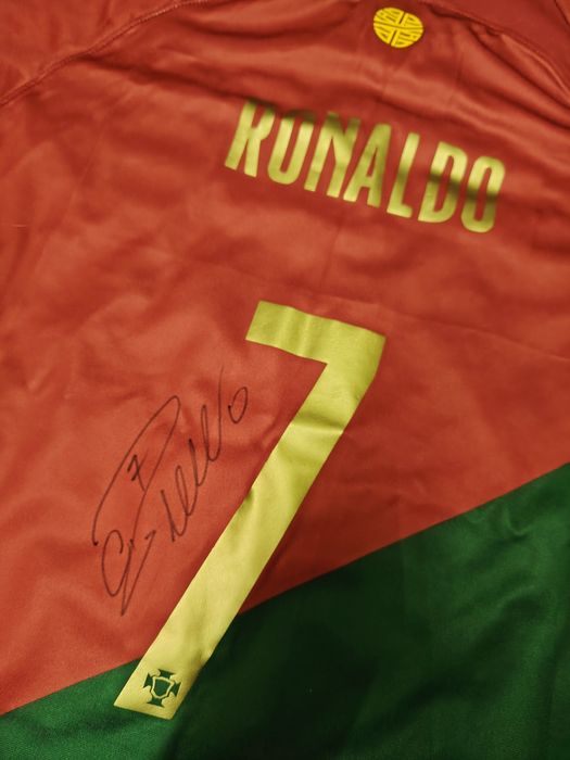 Camisola Ronaldo Autografada