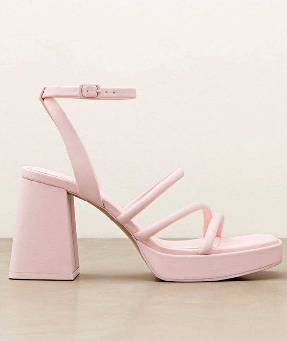 Sandały na platformie Stradivarius, rozmiar 38