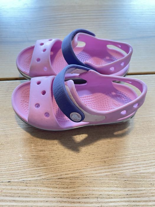 Crocsy różowe Crocbamd rozm.26-27