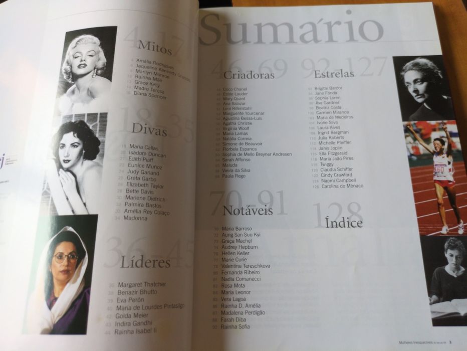 Mulheres Inesquecíveis do século XX Edição de Coleccionador