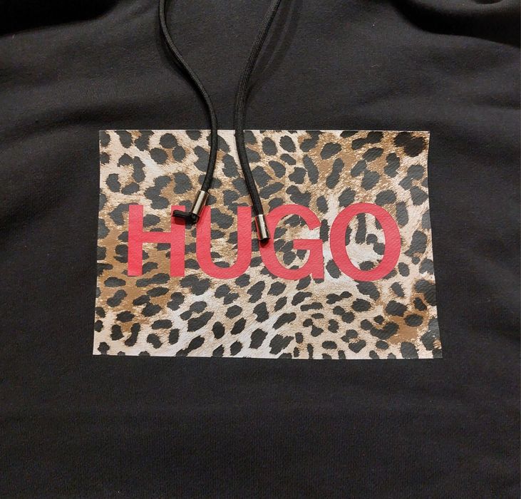 Hugo Boss bluza męska z kapturem organic cotton r. L