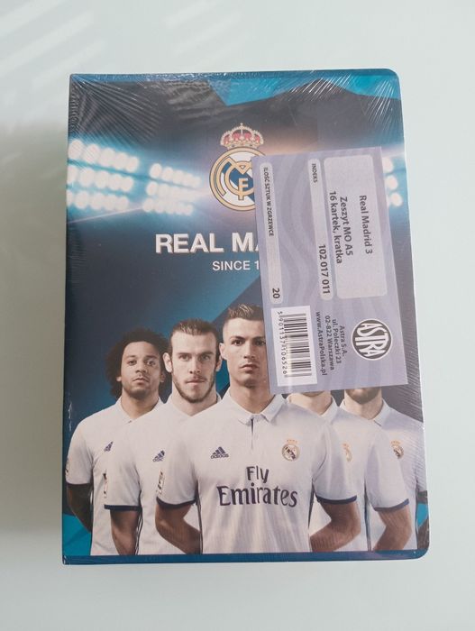 Zeszyty w kratkę Real Madryt