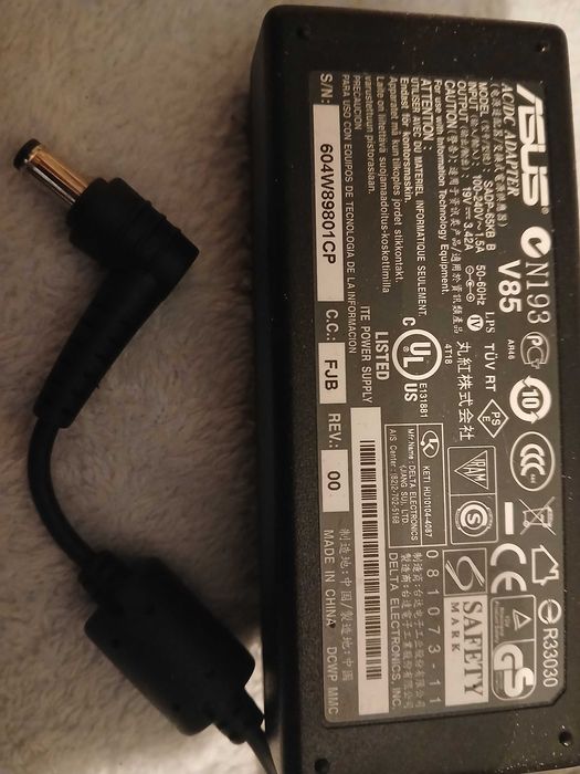 Carregador Asus original 5,5mx2,5