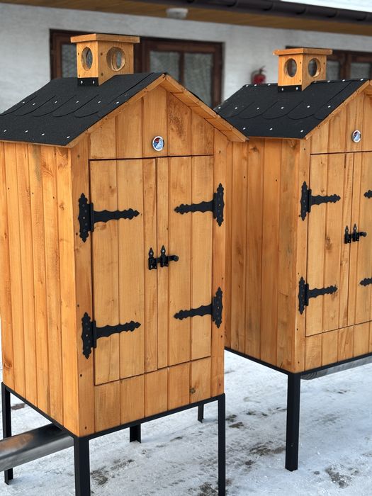 Wedzarnia ogrodowa drewniana