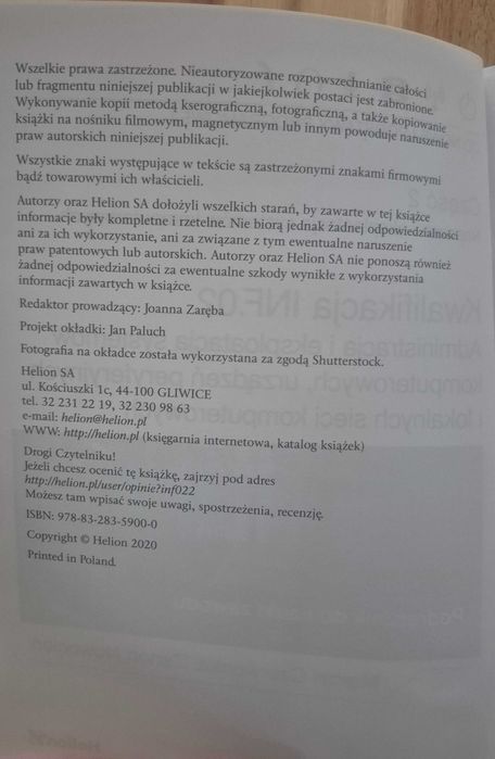 Podręcznik Część 2 Naprawa i eksploatacja systemów komputerowych