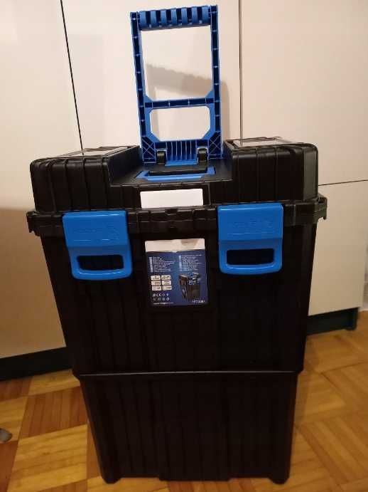 Duża Skrzynka narzędziowa na kółkach Modułowa Składana + Gratis Tacka