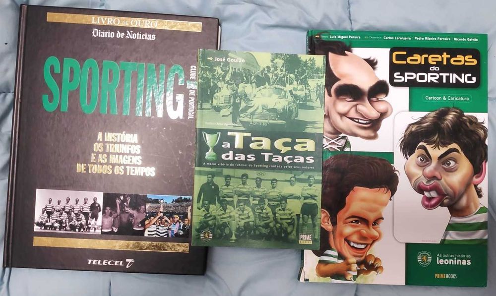 3 Livros Sporting