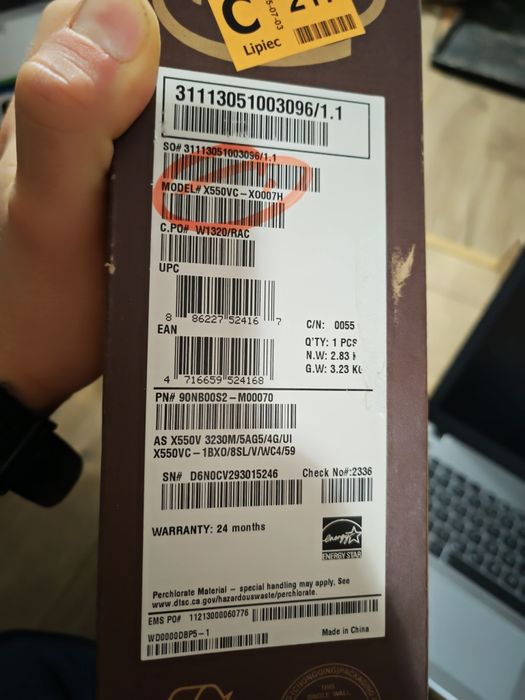 Laptop ASUS X550VC 500gb SSD 8gb Ram Super Stan