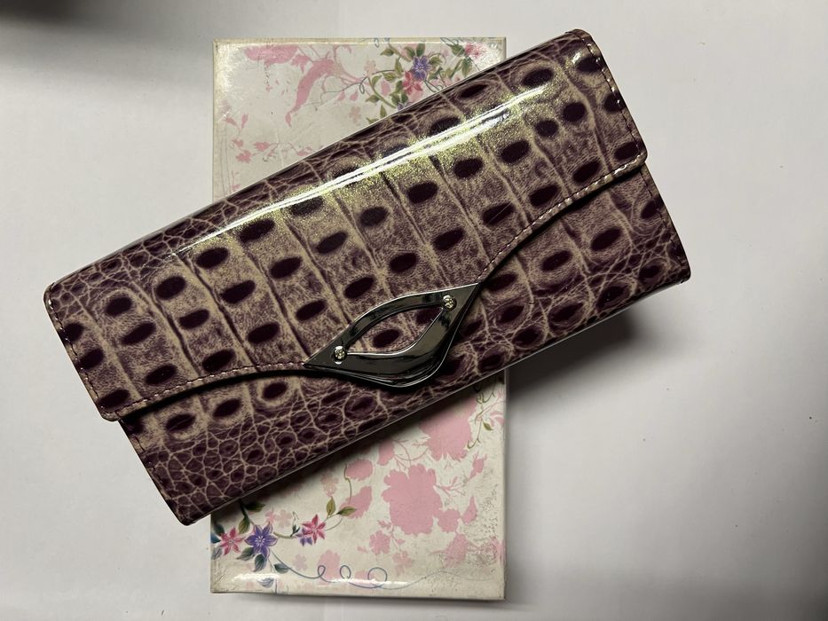 Portfel skórzany nowy