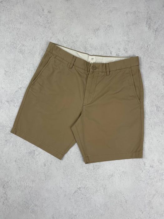 Кавові базові шорти бермуди h&m
