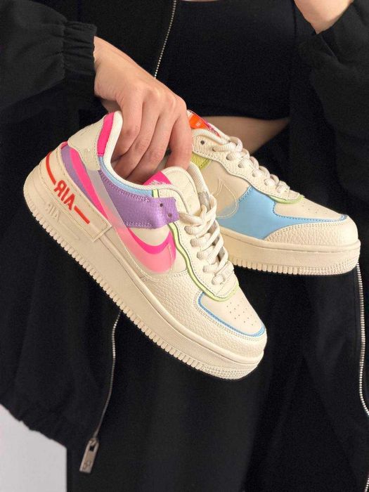 Жіночі кросівки nike air force 1 shadow double swoosh Найк еір форс