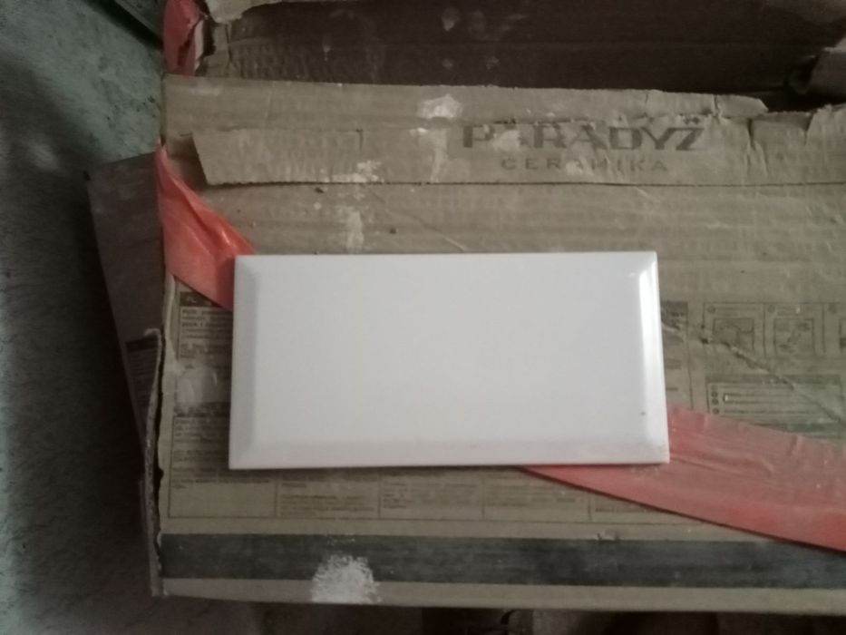 Płytki białe cegiełki Paradyż Tamoe Bianco 10x20cm - 2 opakowania