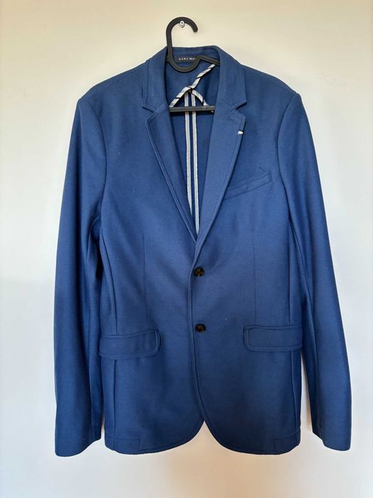 Marynarka męska Zara – niebieska (granat), rozmiar 50