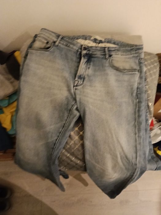7 pares calça de ganga