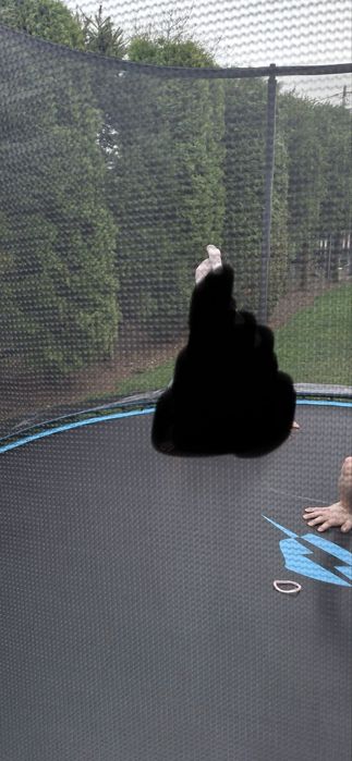 Trampolina Thunder jak nowa, średnica 312 cm. Wysokość 240 cm.