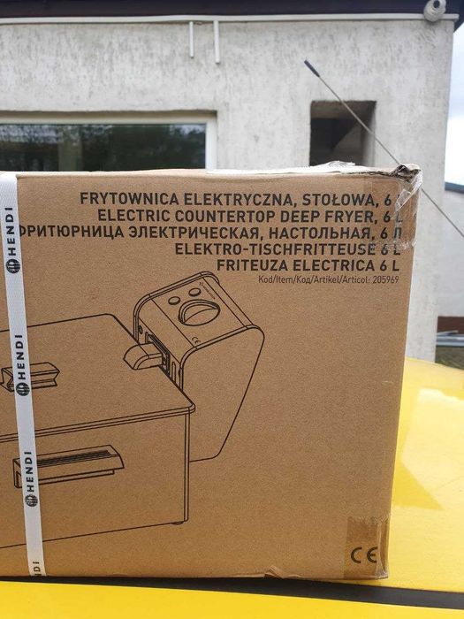 Frytkownica Elektryczna,stołowa 6 L
