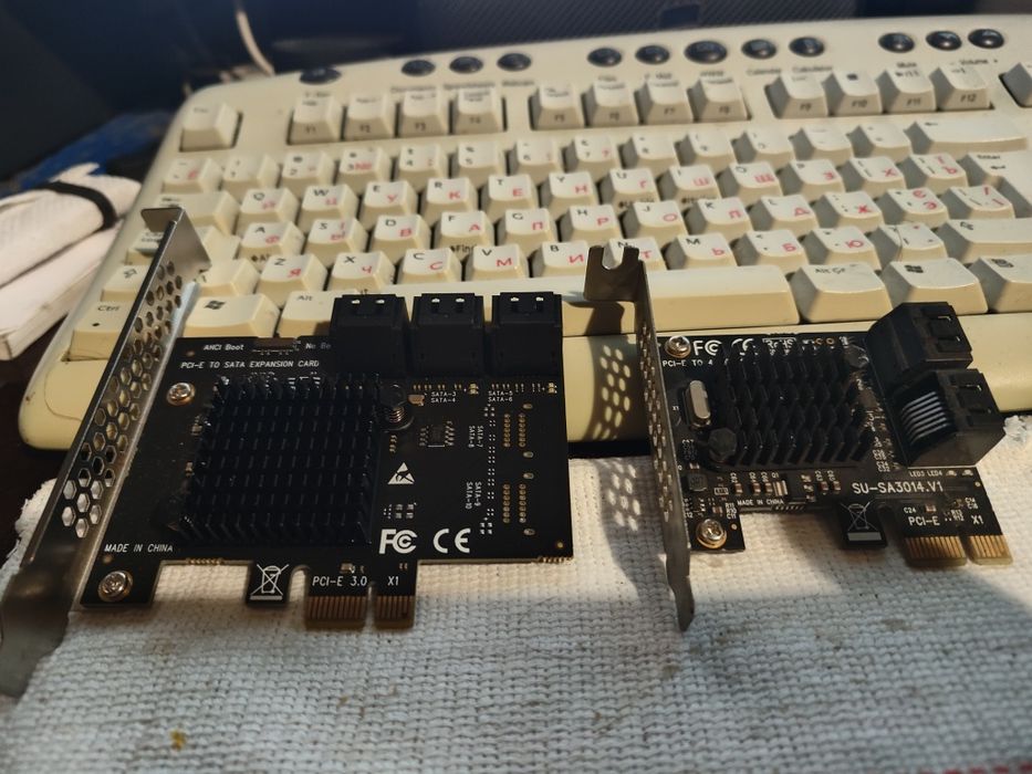 Pci-e to sata III Expansion Card 4\6 chanel