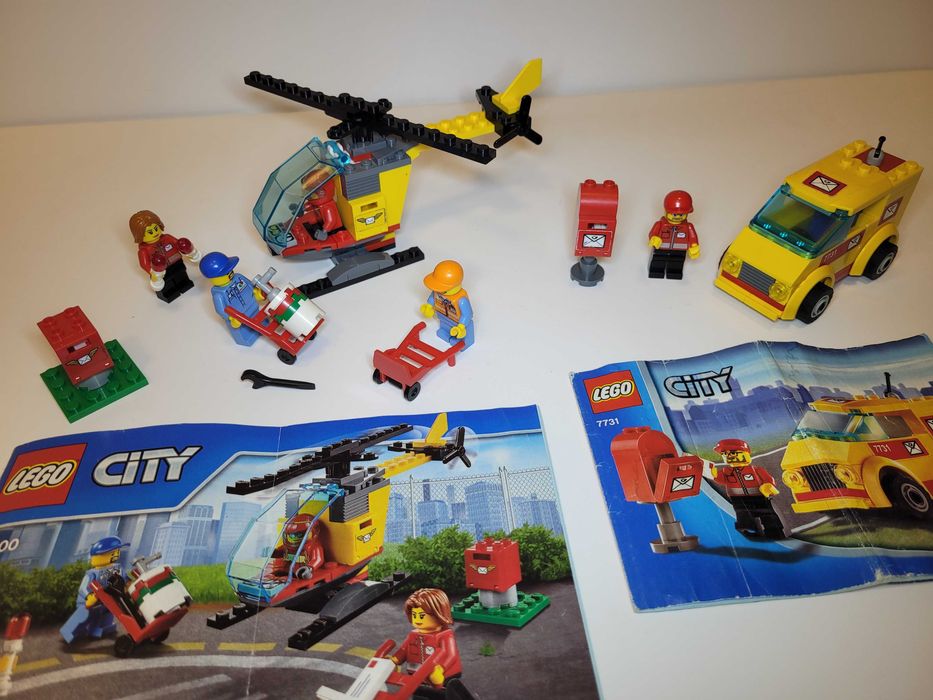 Lego City pakiet pocztowy 2 zestawów 60100, 7731