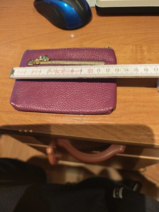 Damska skórzana portmonetka