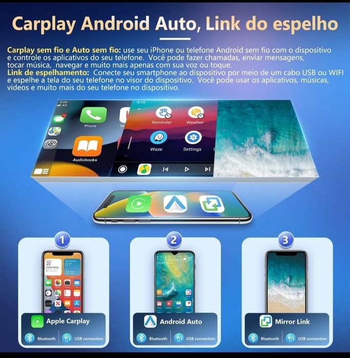 Auto Rádio Android 2din V4Plus