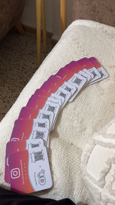 Google review card - QR Code + NFC