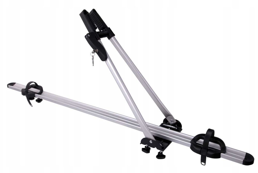 Uchwyt rowerowy na dach Taurus BikeUp T2/100 – w komplecie adapter do belek dachowych - aluminiowy – używany, kompletny, sprawny
