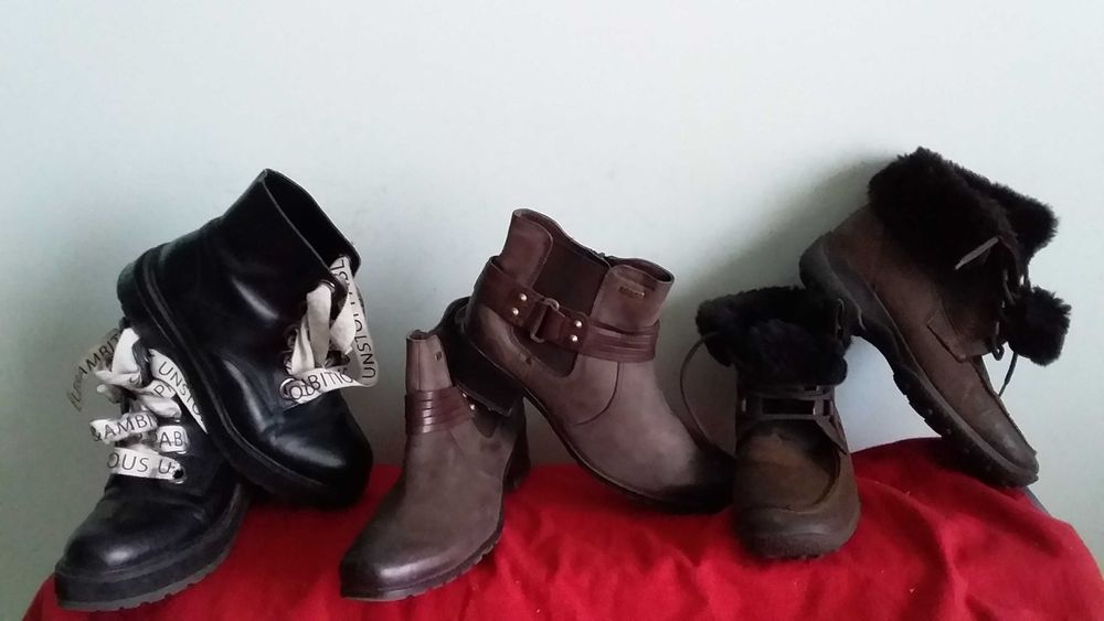 Черевики жіночі шкіра демі-ZARA-36;Roberto Santi-38;зима-roda swiss-23