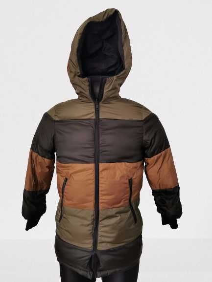 ZARA KIDS - Chłopięca Kurtka, Parka Pikowana 2-Stronna 140 j. Nowa