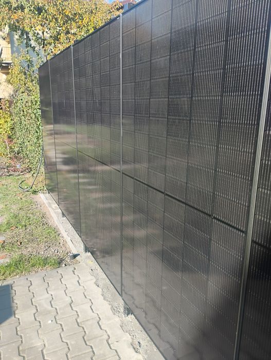 Ogrodzenie PV, Płot Fotowoltaiczny PV z montażem na gotowo