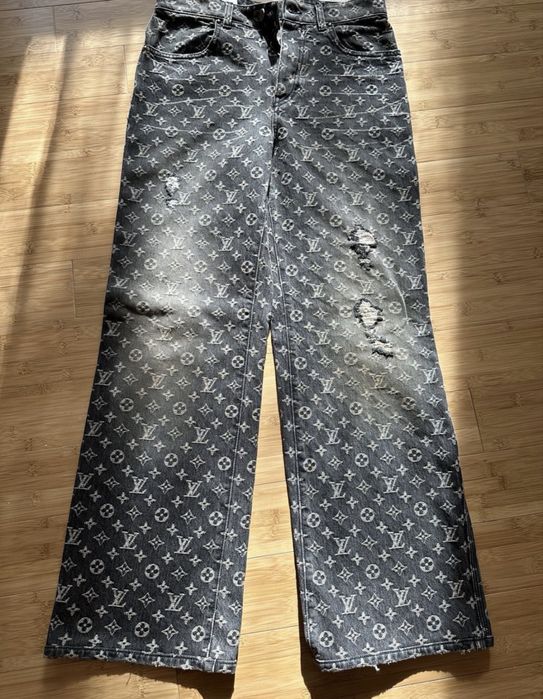 Calças de ganga jeans  Louis Vuitton baggy Monogram