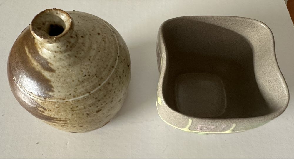 Taça e jarra, Cerâmica alemã