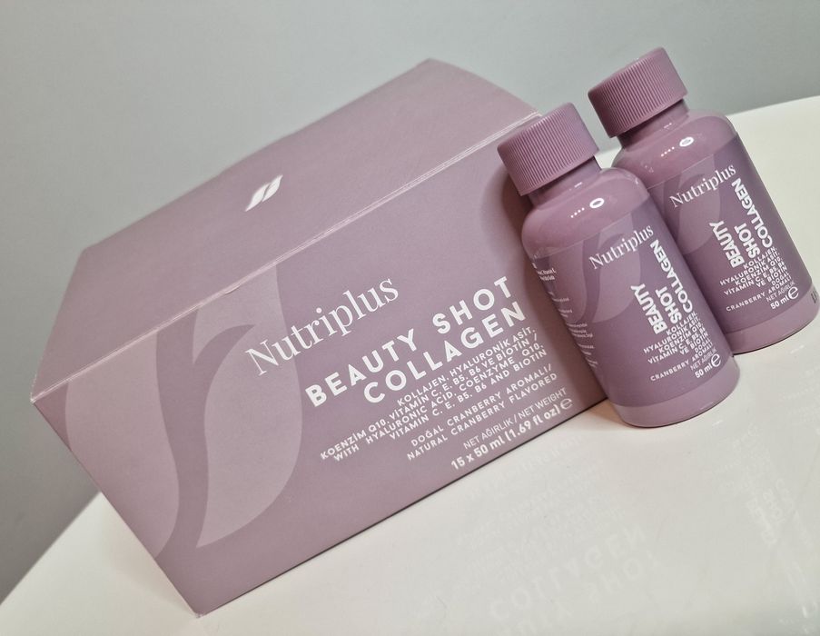 15x Kolagen Beauty Shot Nutriplus +Q10, B5, B6, C, E...