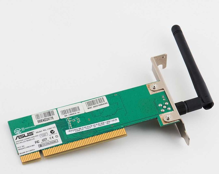 Placa de rede WiFi PCI de baixo perfil ASUS WL-138G