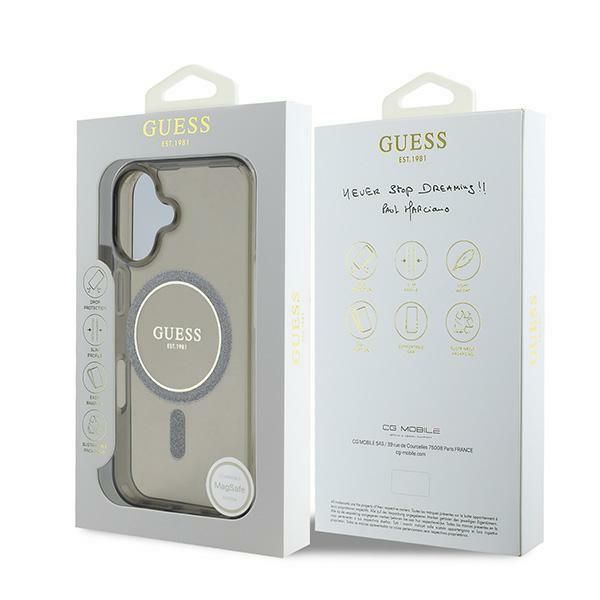 Guess GUHMP16MHFGEREK iPhone 16 Plus     6.7" czarny/black hardcase