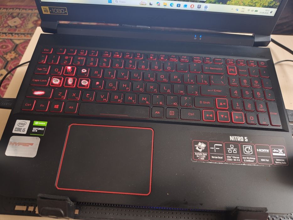 Продам ігровий ноутбук Acer Nitro 5 AN515-55 (32 GB RAM / GTX 1650)