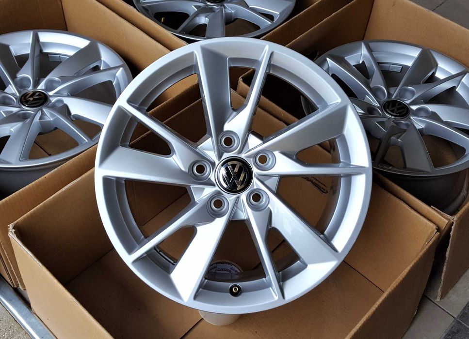Alufelgi 16 5x112 VW Golf Passat Tiguan Jetta Touran Caddy T-Roc Nowe Oryginalne ! 217#